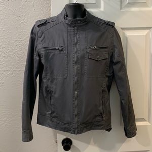 2/Men Men L Gray Medium-weight Jacket Casual